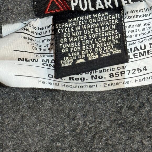 Vintage Eddie Bauer Polartec Lined Nylon Jacket XL Forest/Hunter Green - Picture 15 of 16